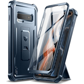 Pancéřové pouzdro pro Samsung Galaxy S10 Plus, Dexnor Full Body, modré