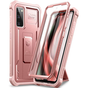 Pancéřové pouzdro pro Samsung Galaxy S20 FE, Dexnor Full Body, růžové rose gold