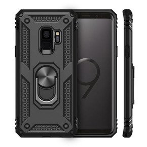 Pancéřové pouzdro pro Samsung Galaxy S9, Nox Case Ring, černé