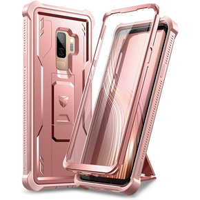 Pancéřové pouzdro pro Samsung Galaxy S9 Plus, Dexnor Full Body, růžové rose gold