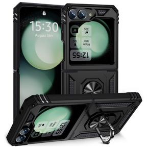 Pancéřové pouzdro pro Samsung Galaxy Z Flip6 5G, Nox Case Ring, černé