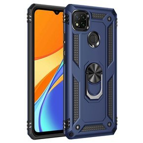 Pancéřové pouzdro pro Xiaomi Redmi 9C, Nox Case Ring, námořnicky modré