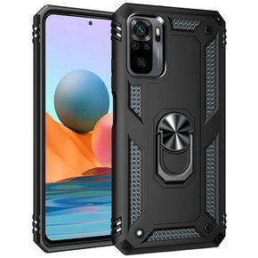 Pancéřové pouzdro pro Xiaomi Redmi Note 10/10S, Nox Case Ring, černé