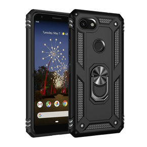 Pancéřové pouzdro pro do Google Pixel 3A, Nox Case Ring, černé