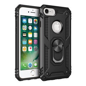 Pancéřové pouzdro pro iPhone 6/6S/7/8/SE 2020/SE 2022, Nox Case Ring, černé