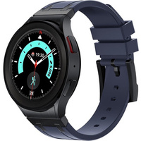 Pasek silikonowy do Samsung Galaxy Watch 4/5 40/42/44/46/45mm Pro, Granatowy