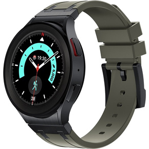 Pasek silikonowy do Samsung Galaxy Watch 4/5 40/42/44/46/45mm Pro, Zielony