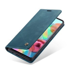 Pouzdro CASEME pro Samsung Galaxy A71, Leather Wallet Case, zelené