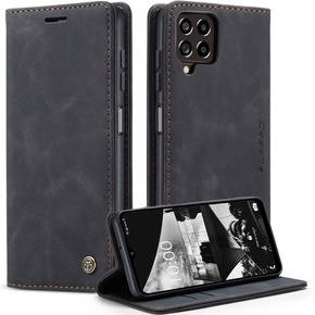 Pouzdro CASEME pro Samsung Galaxy M33 5G, Leather Wallet Case, černé