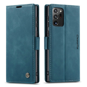 Pouzdro CASEME pro Samsung Galaxy Note 20 Ultra, Leather Wallet Case, zelené