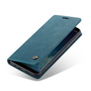 Pouzdro CASEME pro Samsung Galaxy S8, Leather Wallet Case, modré