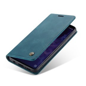 Pouzdro CASEME pro Samsung Galaxy S9, Leather Wallet Case, modré