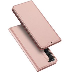 Pouzdro Dux Ducis pro Samsung Galaxy S23, Skinpro, růžové rose gold