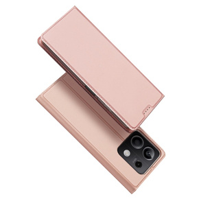 Pouzdro Dux Ducis pro Xiaomi Redmi Note 13 5G, Skinpro, růžové rose gold