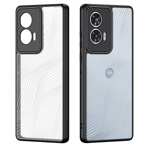 Pouzdro DuxDucis pro Motorola Edge 50 Fusion 5G, Aimo case, transparentní / černé