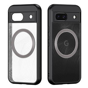 Pouzdro DuxDucis pro Samsung Galaxy S23 FE, Aimo case, pro MagSafe, transparentní / černé