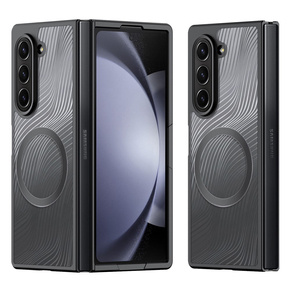 Pouzdro DuxDucis pro Samsung Galaxy Z Fold6 5G, Aimo case, pro MagSafe, transparentní / černé