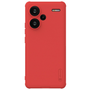 Pouzdro NILLKIN pro Xiaomi Redmi Note 13 Pro+, Super Frosted Shield Case, červené