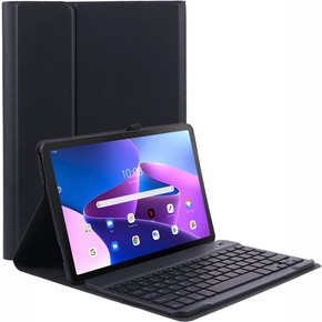 Pouzdro + klávesnice Lenovo Tab M10 Plus Gen 3 TB-125F TB-128F, černé