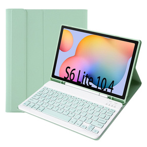Pouzdro + klávesnice Samsung Galaxy Tab S6 Lite 10.4, Pen Slot, zelené