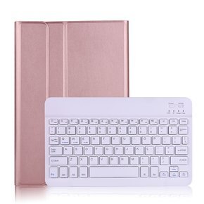 Pouzdro + klávesnice Samsung Galaxy Tab Tab S7/S8 T870 T875, růžové rose gold