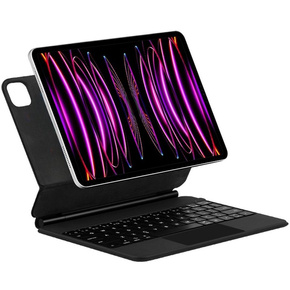 Pouzdro + klávesnice iPad Pro 11 2020 / 2021 / 2022, JIUYU Magnetic Keyboard Touchpad, černé