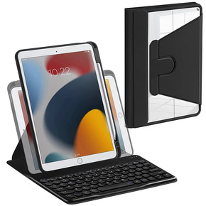 Pouzdro + klávesnice iPad Pro 11 2022 2021 2020 2018, Pen Slot, černé