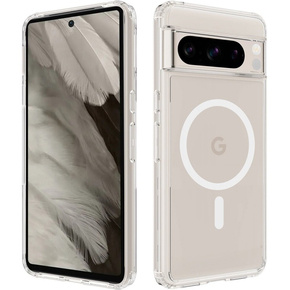 Pouzdro pro Google Pixel 8 Pro, Fusion Hybrid Case, pro MagSafe, průhledné