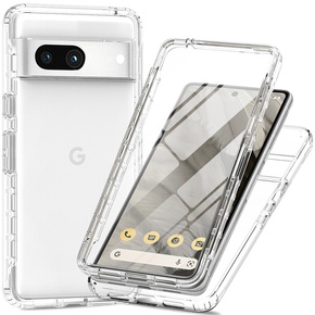 Pouzdro pro Google Pixel 8A, Shockproof, s fólií, průhledné