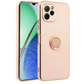 Pouzdro pro Huawei Nova Y61, Electro Ring, růžové rose gold