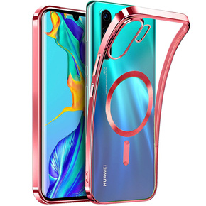 Pouzdro pro Huawei P30 Pro, MagSafe Hybrid, červené