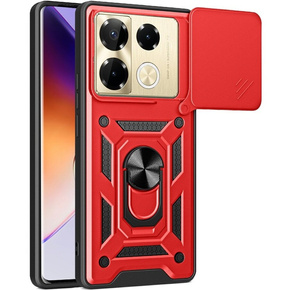 Pouzdro pro Infinix Note 40 Pro, CamShield Slide, červené