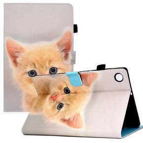 Pouzdro pro Lenovo Tab M10 Plus 10.6 Gen 3 125F/128F, Stand Case, sweet cat