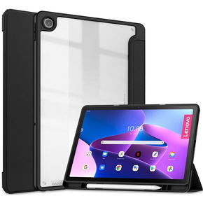 Pouzdro pro Lenovo Tab M10 Plus 10.6 Gen 3 TB-125F TB-128F, Smartcase Hybrid, se slotem na stylus, černé