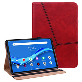 Pouzdro pro Lenovo Tab M10 Plus TB-X606F, Classic, s prostorem pro stylus, červené