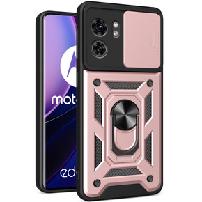 Pouzdro pro Motorola Edge 40, CamShield Slide, růžové rose gold