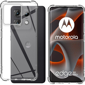 Pouzdro pro Motorola Edge 50 Pro, Dropproof, průhledné