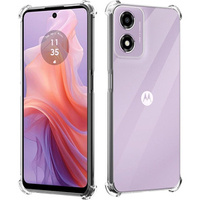 Pouzdro pro Motorola Moto E14, Dropproof, průhledné