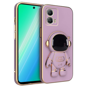 Pouzdro pro Motorola Moto G53 5G, Astronaut, fialové