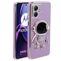 Pouzdro pro Motorola Moto G54 5G, Astronaut, fialové