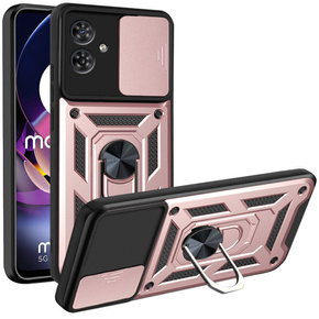 Pouzdro pro Motorola Moto G54 5G, CamShield Slide, růžové rose gold