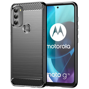 Pouzdro pro Motorola Moto G71 5G, Carbon, černé