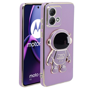 Pouzdro pro Motorola Moto G84 5G, Astronaut, fialové