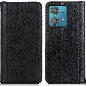 Pouzdro pro Motorola Moto G84 5G, Wallet Litchi Leather, černé