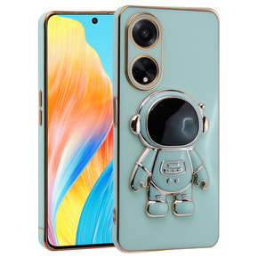 Pouzdro pro Oppo A38 4G / Oppo A18 4G, Astronaut, zelené