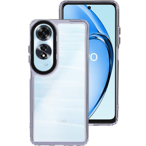 Pouzdro pro Oppo A60, Fusion Hybrid, transparentní / fialové