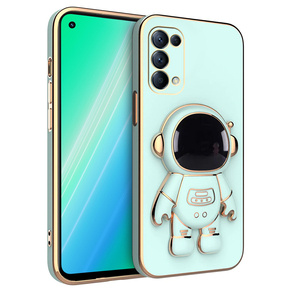 Pouzdro pro Oppo A74 5G, Astronaut, zelené