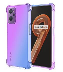 Pouzdro pro Oppo A98 5G, Gradient Dropproof, Fialová / modrá