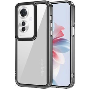 Pouzdro pro Oppo Reno 11F 5G, Fusion Hybrid, transparentní / černé