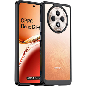 Pouzdro pro Oppo Reno 12FS / 12F, Fusion Hybrid, transparentní / černé